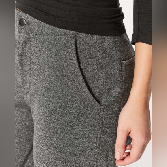 Lululemon ~ City Trek Trouser II *28"Heathered Black. Size 4. NEW.😍 - Picture 4 of 10